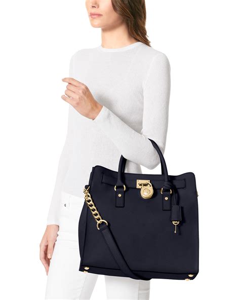 michael michael kors hamilton saffiano tote